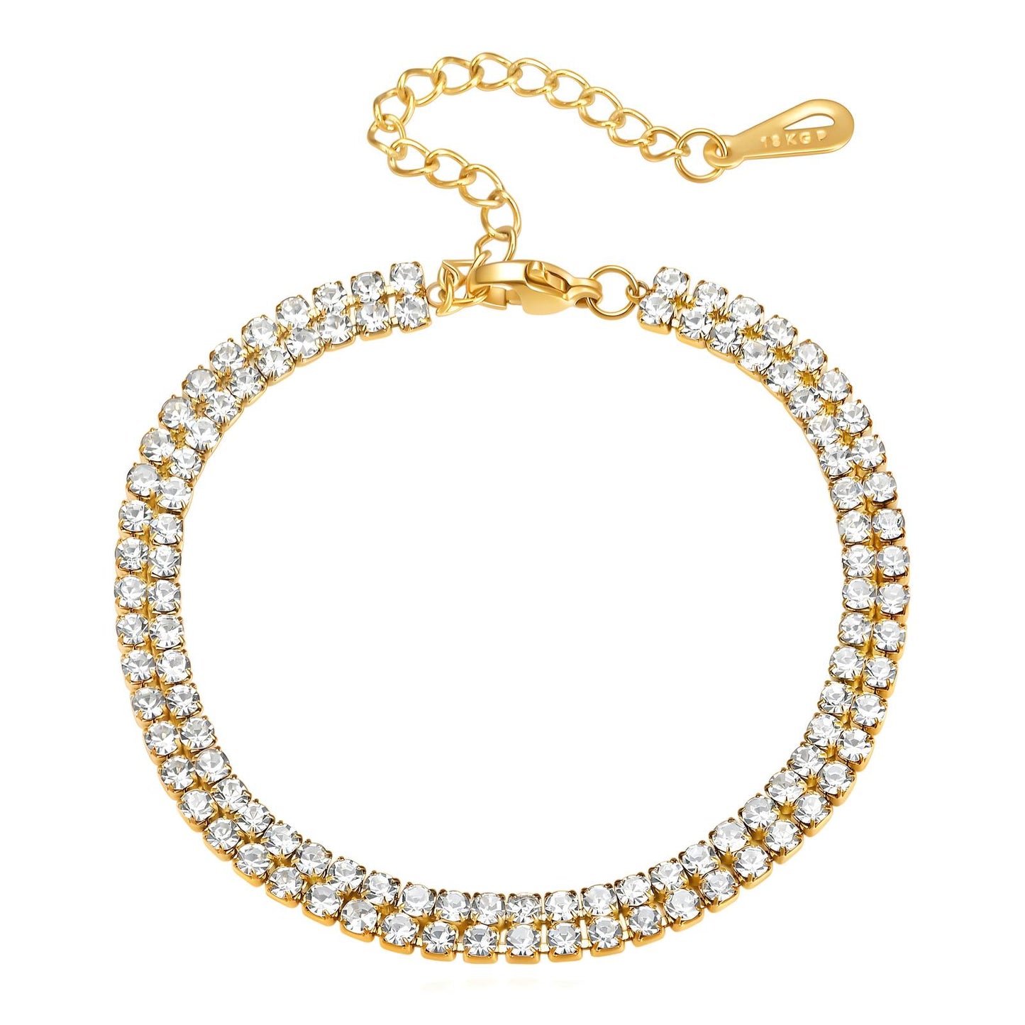 EDINA Double Diamond Bracelet