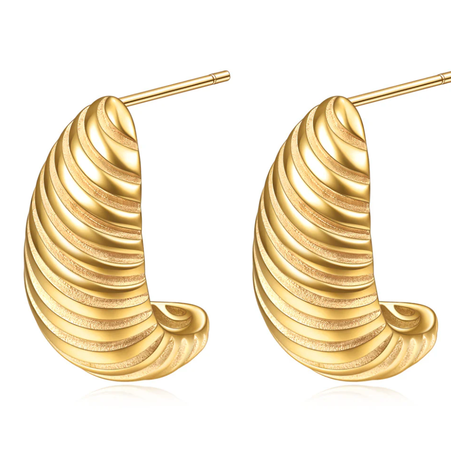 CHER Croissant Earrings