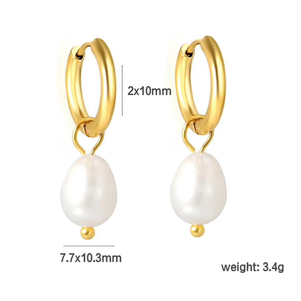 CLARA Freshwater Pearl Earrings