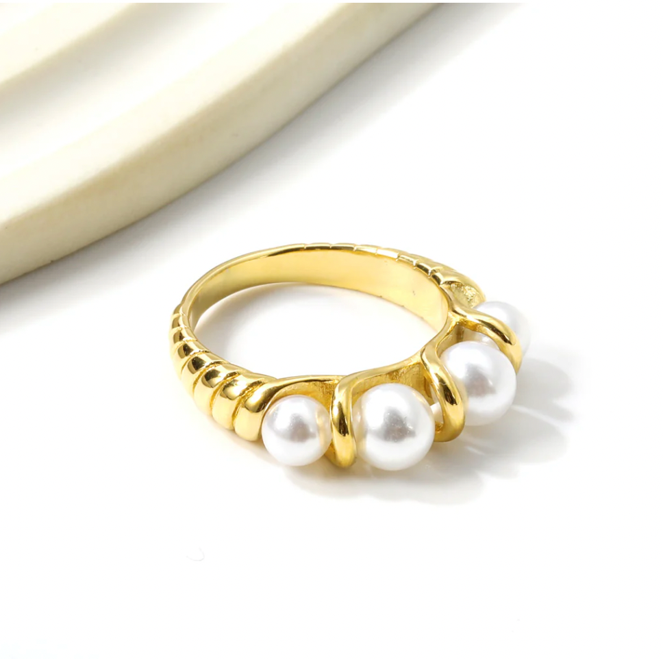 FAIZA Pearl Ring
