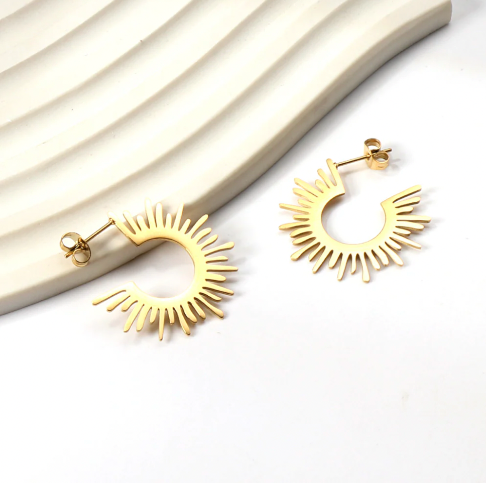 DANIELLE Golden Sun Earrings
