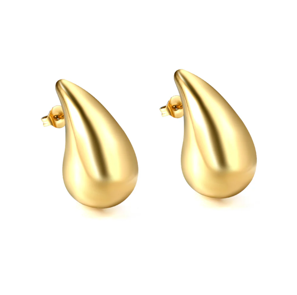 FRIA Golden Drop Earrings
