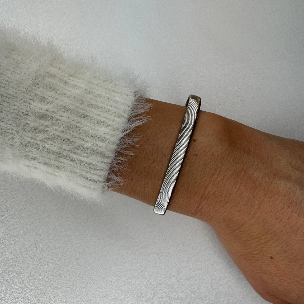 GIANNA Modern Golden/Silver Bangle Bracelet