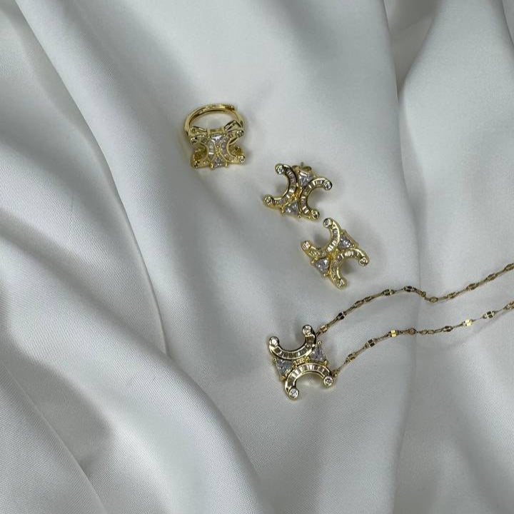 GABY Golden Celine Statement Ring