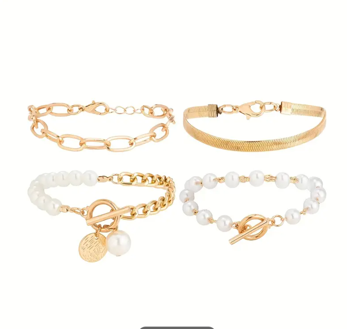 AYLA Layered Bracelet Set