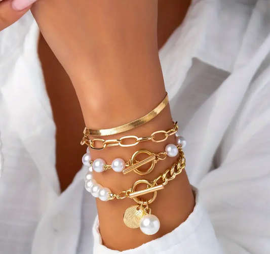 AYLA Layered Bracelet Set